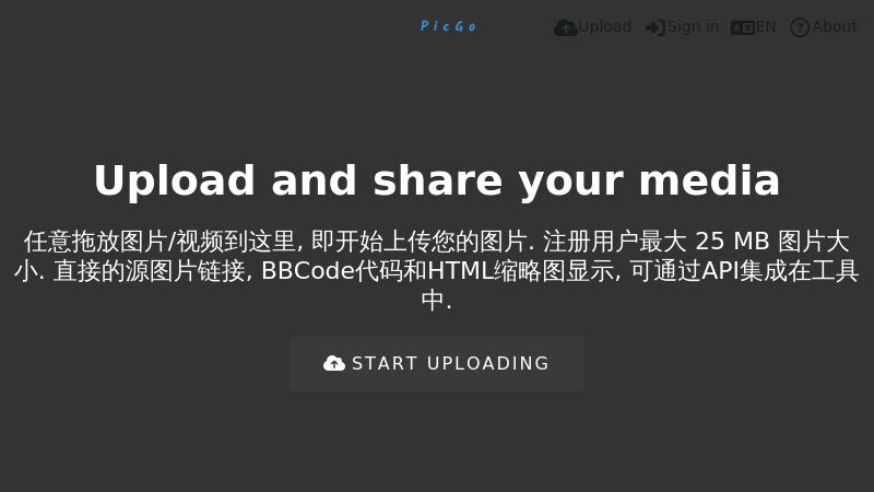 PicGo - 免费图床，贴出分享，图显不凡